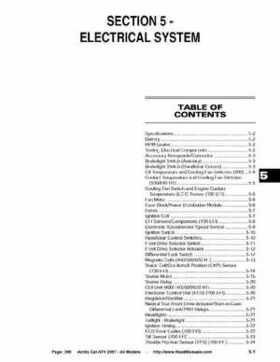 2007 Arctic Cat ATVs factory service and repair manual, Page 368