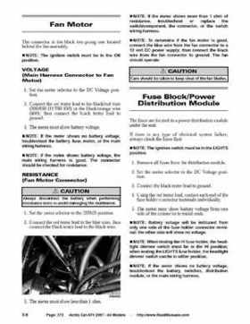 2007 Arctic Cat ATVs factory service and repair manual, Page 373