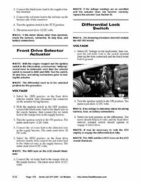 2007 Arctic Cat ATVs factory service and repair manual, Page 379