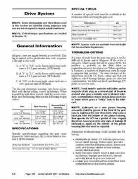 2007 Arctic Cat ATVs factory service and repair manual, Page 395
