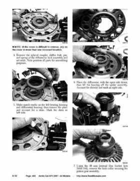 2007 Arctic Cat ATVs factory service and repair manual, Page 403
