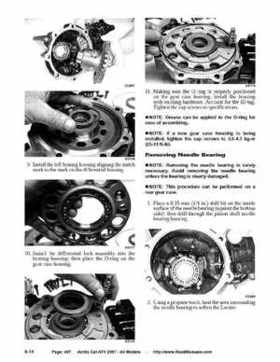 2007 Arctic Cat ATVs factory service and repair manual, Page 407