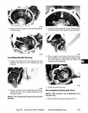 2007 Arctic Cat ATVs factory service and repair manual, Page 408
