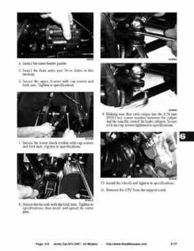 2007 Arctic Cat ATVs factory service and repair manual, Page 410