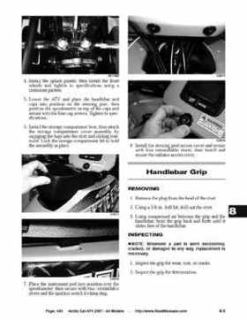 2007 Arctic Cat ATVs factory service and repair manual, Page 430