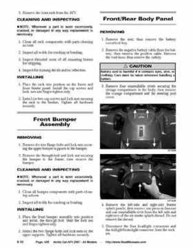 2007 Arctic Cat ATVs factory service and repair manual, Page 435