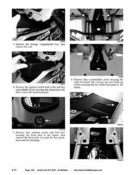 2007 Arctic Cat ATVs factory service and repair manual, Page 439