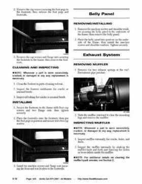 2007 Arctic Cat ATVs factory service and repair manual, Page 443