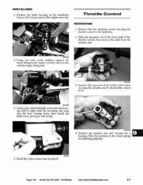 2007 Arctic Cat ATVs factory service and repair manual, Page 451