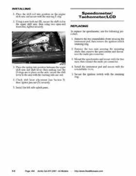 2007 Arctic Cat ATVs factory service and repair manual, Page 454