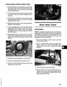 2007 Arctic Cat Prowler/Prowler XT ATVs Service Manual, Page 131