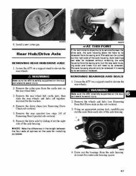 2007 Arctic Cat Y-12 90cc ATV Service Manual, Page 77