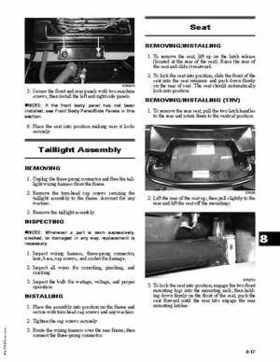 2008 Arctic Cat 400/500/650/700 ATV Service Manual, Page 418