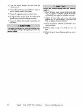 2008 Arctic Cat ATVs factory service and repair manual, Page 9
