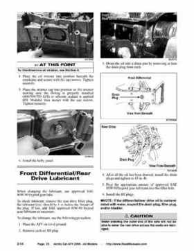 2008 Arctic Cat ATVs factory service and repair manual, Page 23
