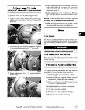 2008 Arctic Cat ATVs factory service and repair manual, Page 24