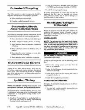 2008 Arctic Cat ATVs factory service and repair manual, Page 25