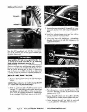 2008 Arctic Cat ATVs factory service and repair manual, Page 27
