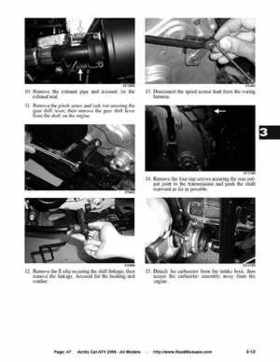 2008 Arctic Cat ATVs factory service and repair manual, Page 47