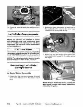 2008 Arctic Cat ATVs factory service and repair manual, Page 66