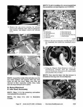 2008 Arctic Cat ATVs factory service and repair manual, Page 67