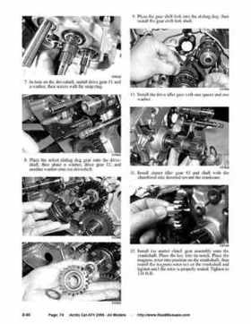 2008 Arctic Cat ATVs factory service and repair manual, Page 74