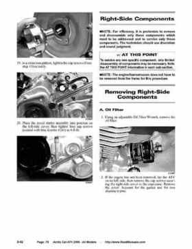 2008 Arctic Cat ATVs factory service and repair manual, Page 76