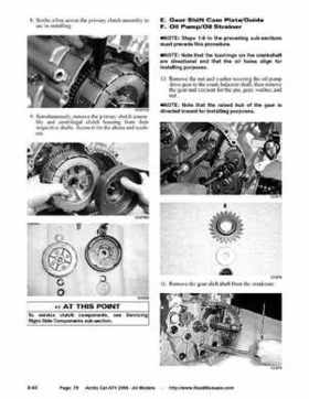 2008 Arctic Cat ATVs factory service and repair manual, Page 78