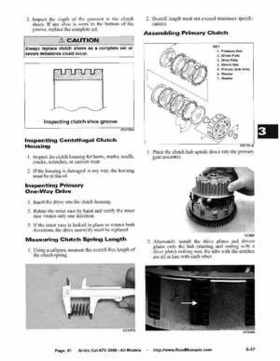 2008 Arctic Cat ATVs factory service and repair manual, Page 81