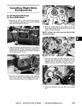 2008 Arctic Cat ATVs factory service and repair manual, Page 83