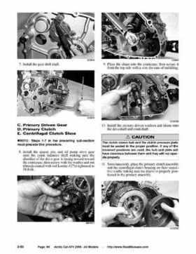 2008 Arctic Cat ATVs factory service and repair manual, Page 84