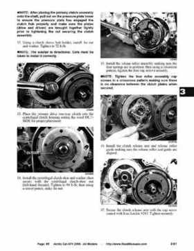 2008 Arctic Cat ATVs factory service and repair manual, Page 85