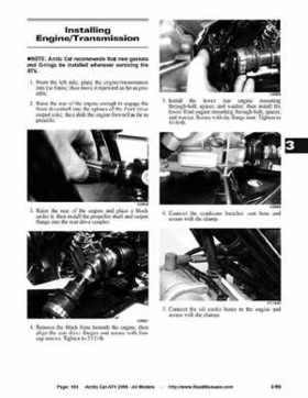 2008 Arctic Cat ATVs factory service and repair manual, Page 103