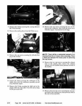 2008 Arctic Cat ATVs factory service and repair manual, Page 108