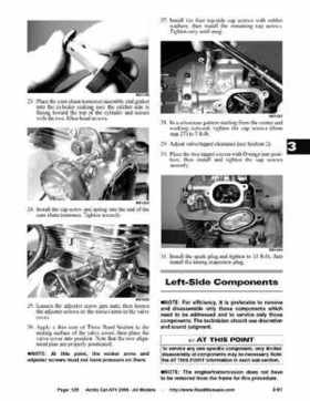 2008 Arctic Cat ATVs factory service and repair manual, Page 125