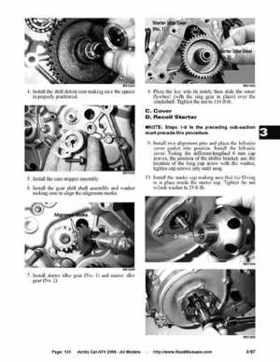 2008 Arctic Cat ATVs factory service and repair manual, Page 131