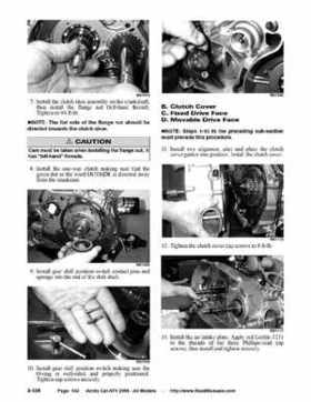 2008 Arctic Cat ATVs factory service and repair manual, Page 142