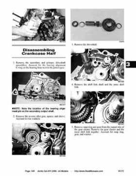 2008 Arctic Cat ATVs factory service and repair manual, Page 145