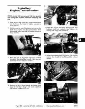 2008 Arctic Cat ATVs factory service and repair manual, Page 153