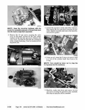 2008 Arctic Cat ATVs factory service and repair manual, Page 161