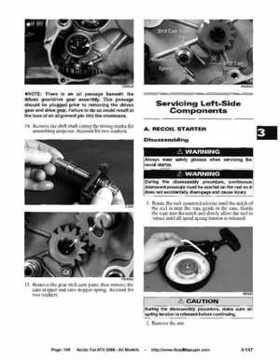 2008 Arctic Cat ATVs factory service and repair manual, Page 180