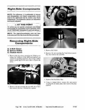 2008 Arctic Cat ATVs factory service and repair manual, Page 186