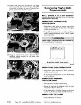 2008 Arctic Cat ATVs factory service and repair manual, Page 189