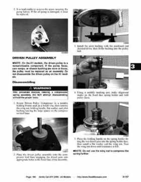2008 Arctic Cat ATVs factory service and repair manual, Page 190