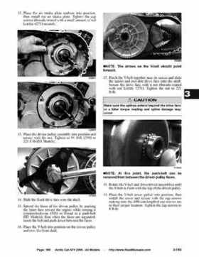 2008 Arctic Cat ATVs factory service and repair manual, Page 196