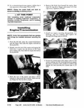 2008 Arctic Cat ATVs factory service and repair manual, Page 205