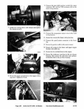 2008 Arctic Cat ATVs factory service and repair manual, Page 206