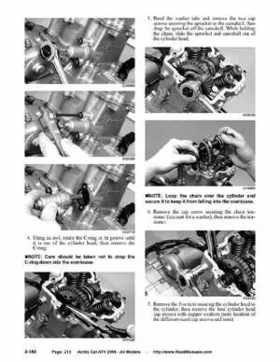 2008 Arctic Cat ATVs factory service and repair manual, Page 213