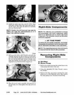 2008 Arctic Cat ATVs factory service and repair manual, Page 241