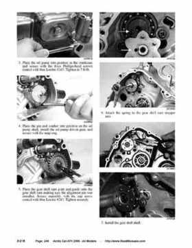 2008 Arctic Cat ATVs factory service and repair manual, Page 249